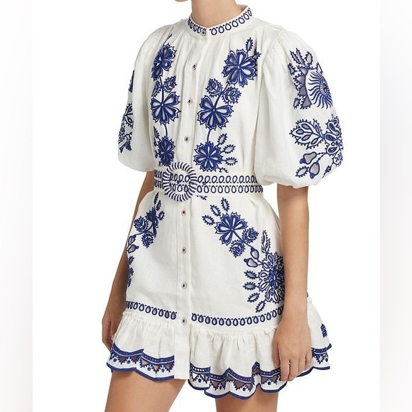 FARM Rio linen mini dress - Picture 5 of 5